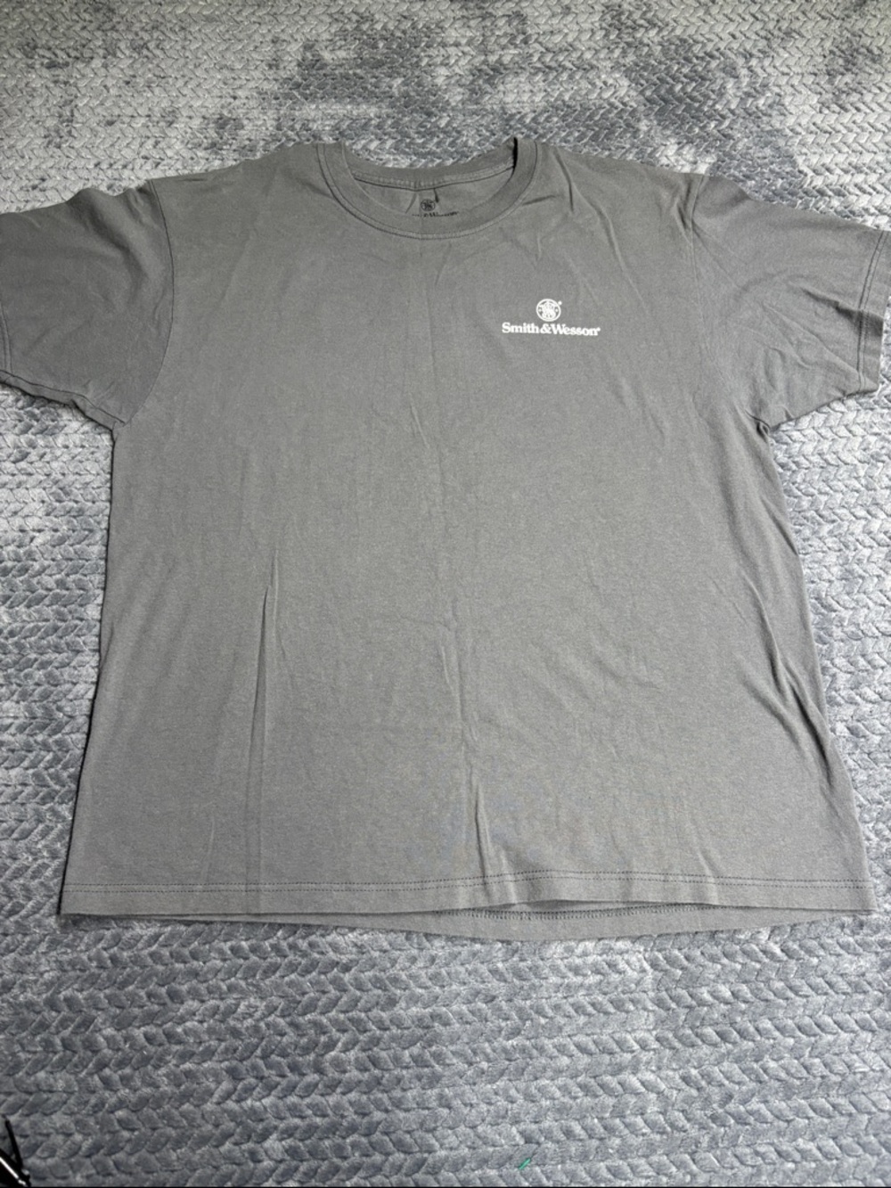 Smith & Wesson Men’s Short Sleeve Tee - Charcoal Gray